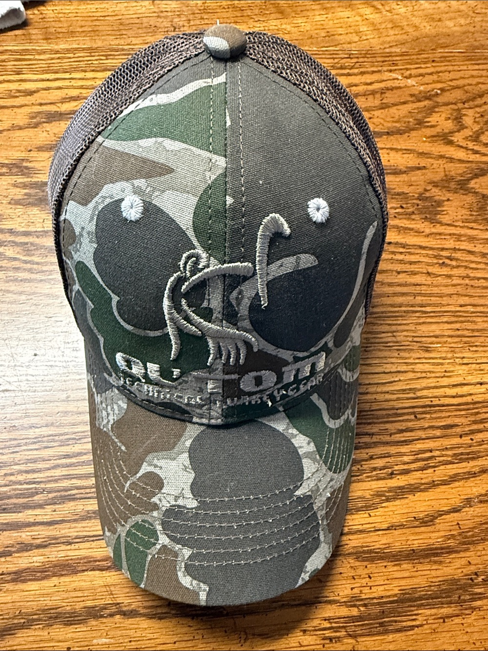 Camo OL’TOM Trucker Cap - Green Camo